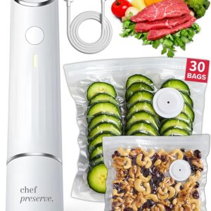 Chef Preserve Compact Vacuum Sealer for Food (Vacuum Sealer Machine